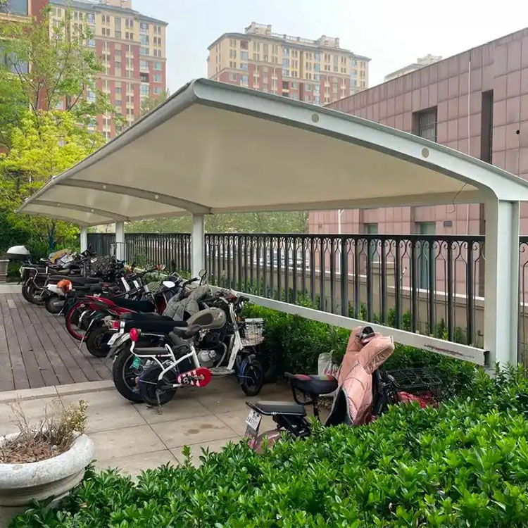 陆丰市膜结构电动车棚